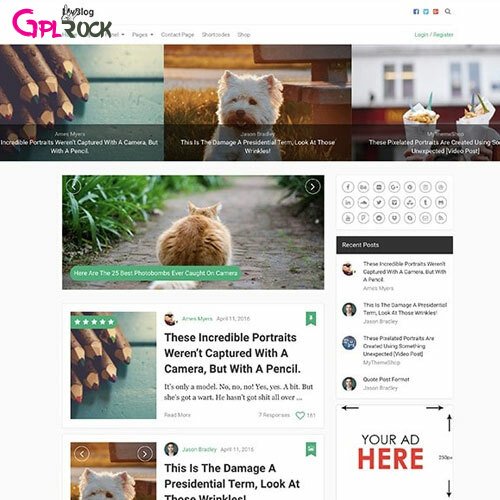 MyThemeShop MyBlog WordPress Theme