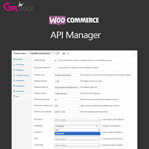 WooCommerce API Manager